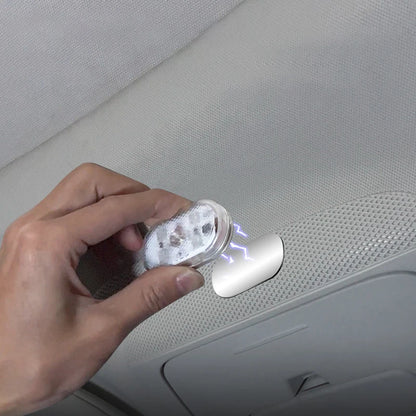 SEAMETAL Mini Touch Light for Car USB Rechargeable Led Light Magnetic Reading Lamp Gentle Illumination for Car Floor Trunk Hood