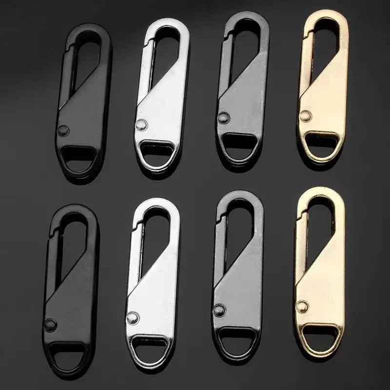 1/5/10Pcs Zipper Slider Puller Instant Repair Bag Replacement Bad Buckle Travel Suitcase Head DIY Sewing Craft