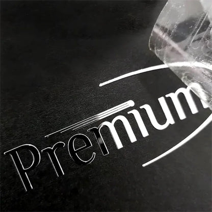 100PCS Custom Transfer 3D Sticker Shiny Gold Silver Transfer Sticker Company Logo Wedding UV Print Personalized Transfer Sticker
