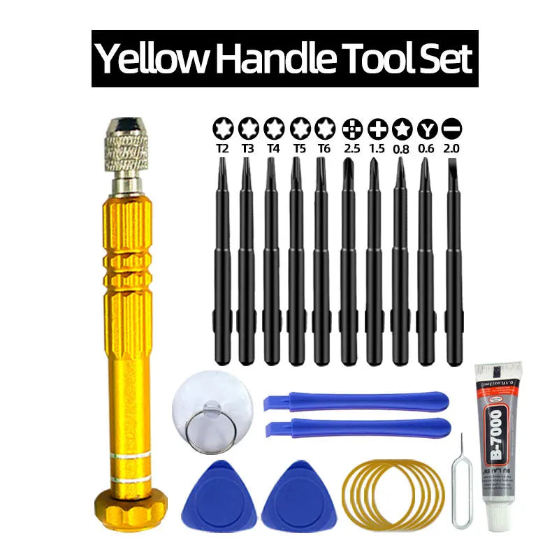 Mobile phone repair tool,screwdriver, tablet battery disassembly, screen opening, dust cleaning, disassembly set, small pentagon